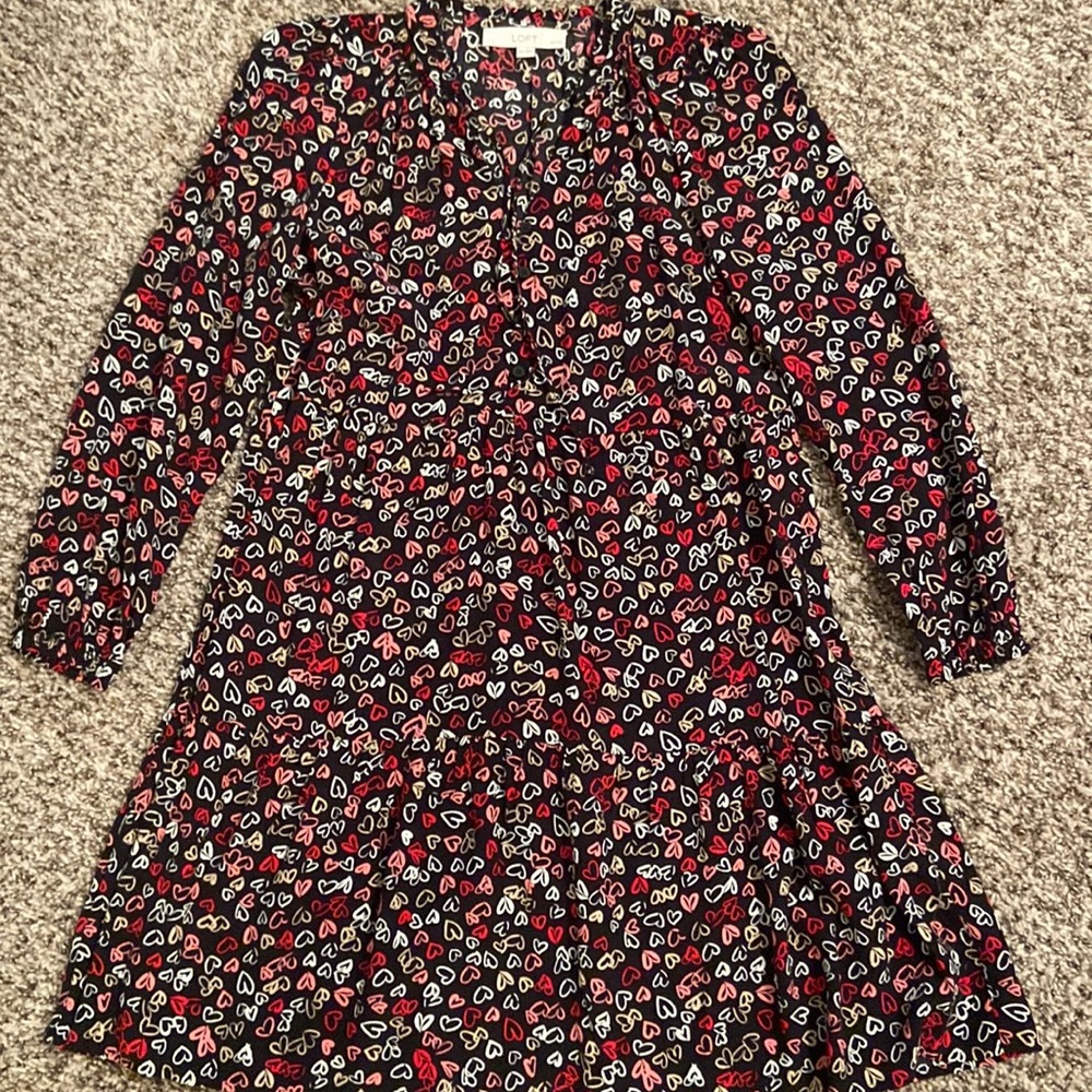 (Petite) LOFT long sleeve dress - XS Petite